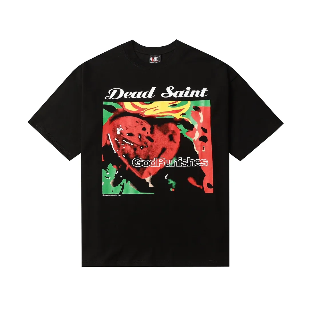 Saint Michael series trendy T craft drawing round neck short sleeves Style number: D3185 P116 Color: black Size: S M L XL